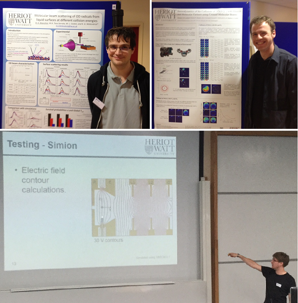 Robert & Tom present their posters and David delivers his talk